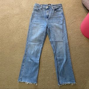 BDG high rise kick flare cropped jeans 26